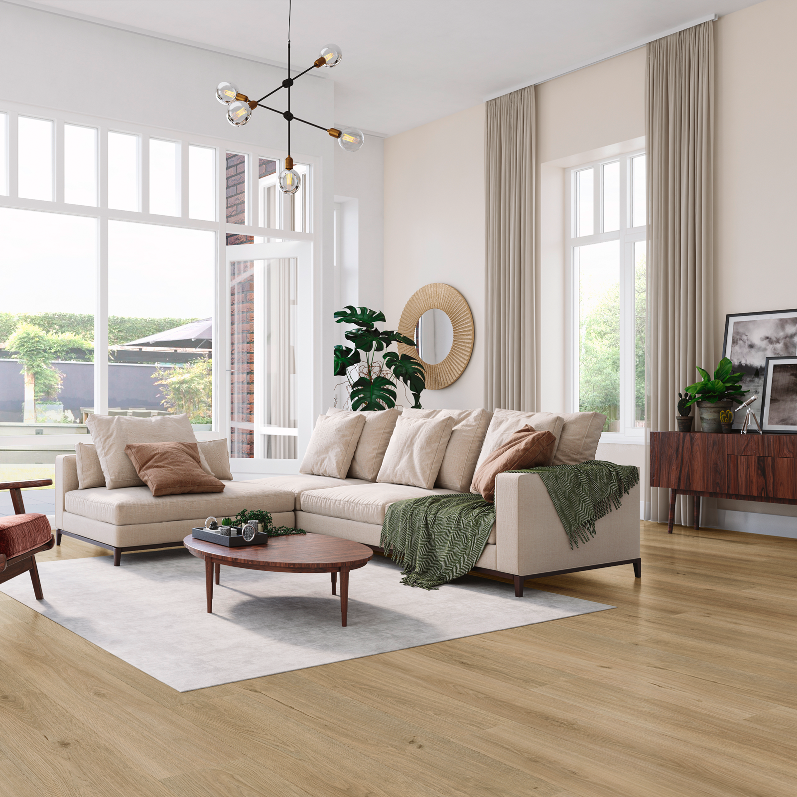 Salon z podłogą dębową 6810 Vivafloors